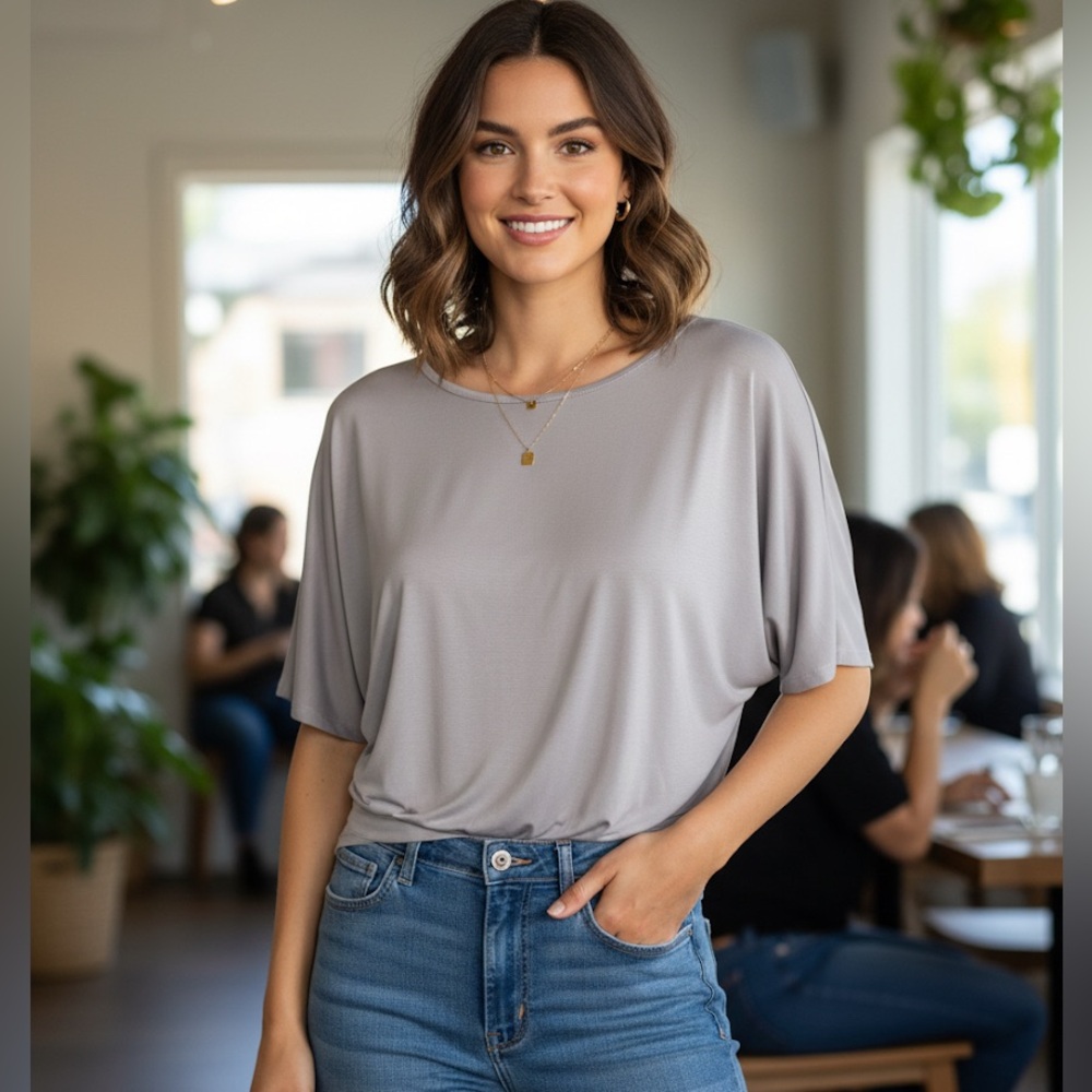 Lemon Gray Women's Bodysuit Top